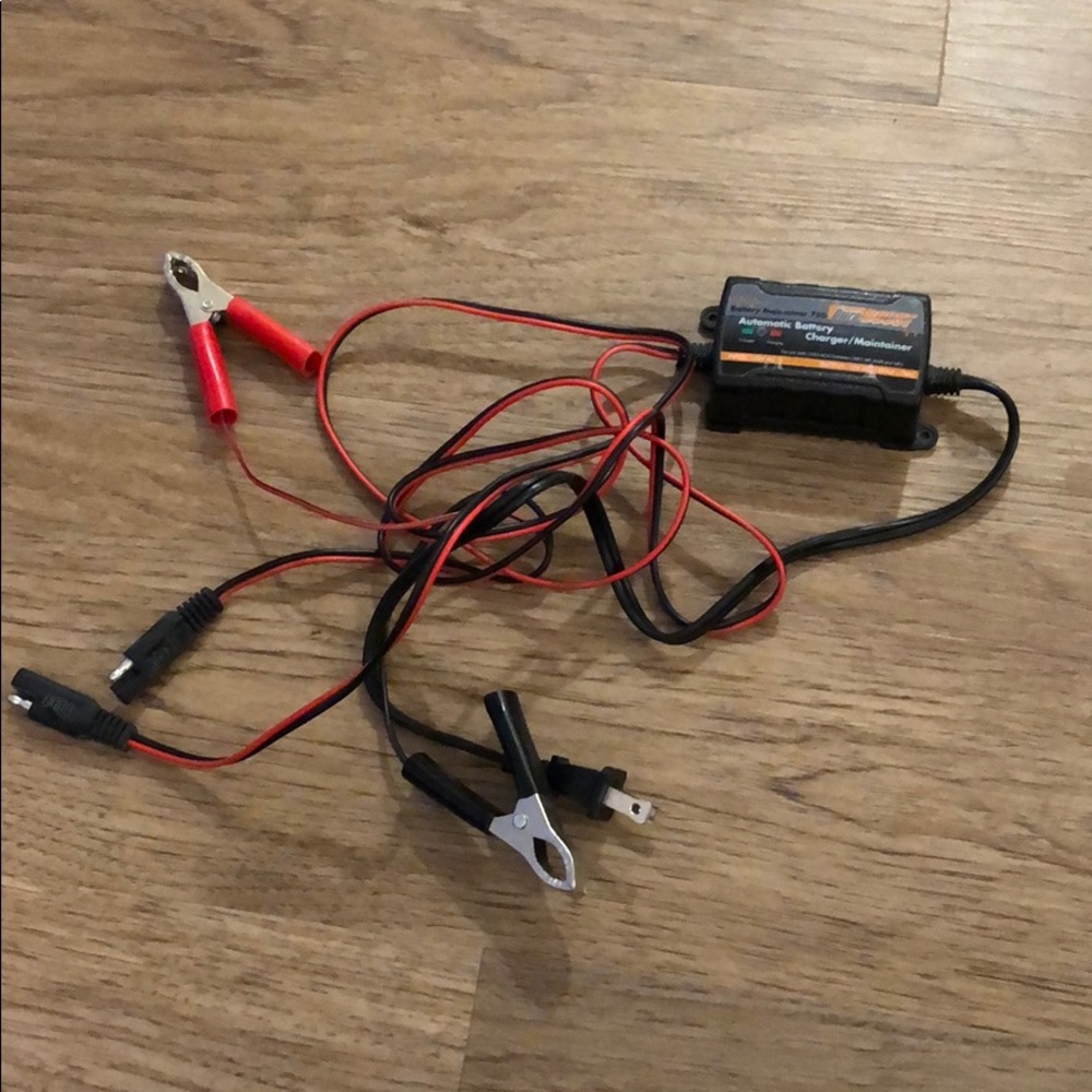 Motorcycle battery charger